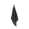 Serviette de bain gris foncé 50x100cm 2 pièces