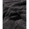 Serviette de bain gris foncé 50x100cm 2 pièces