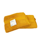 Serviette de bain ocre jaune 60x110cm 2 pièces