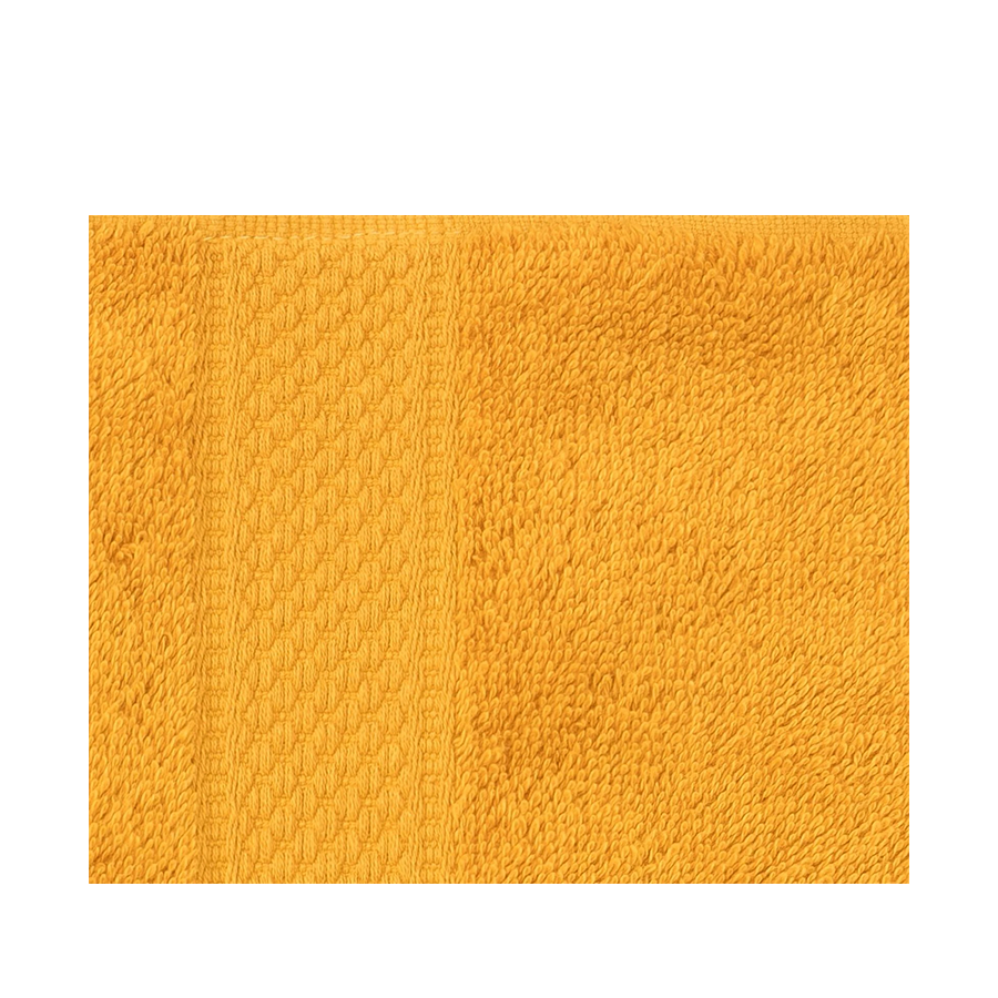 Serviette de bain ocre jaune 60x110cm 2 pièces