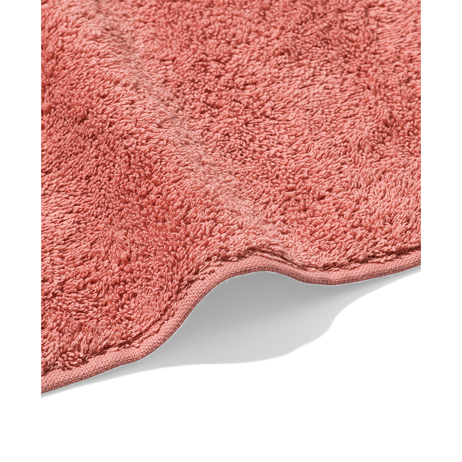 Serviette de bain rose 60x110cm 2 pièces