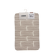 Tapis de bain microfibre brique 60x40cm