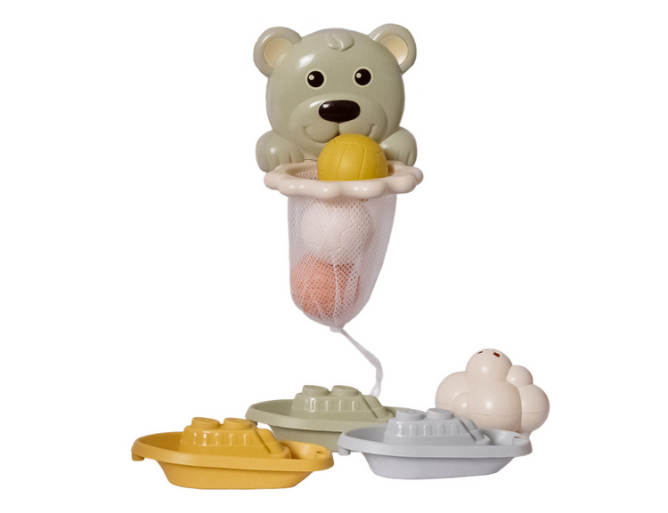 Ensemble de jouets de bain en bioplastique Bio Toys (8 pièces)