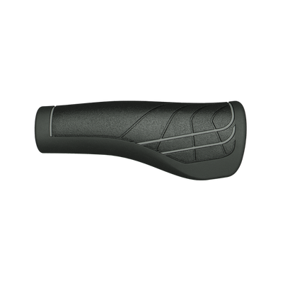 Herrmans LINE DD36 - Poignée de vélo ergonomique réglable noir gris 124 90mm