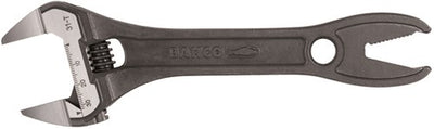 Clé à molette Bahco | bec mince | dentelé et phosphaté 209 mm - emballage industriel - 31 t ip
