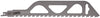 Lame de scie alternative Bahco | carbure | pour briques | leca et béton cellulaire | 2 tpi | 300mm - 3946-300-2-cb-1p
