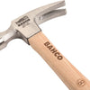 Marteau à griffes Bahco | manche en bois de caryer | griffe droite | 32mm | 570g | 20 onces - 427s-20