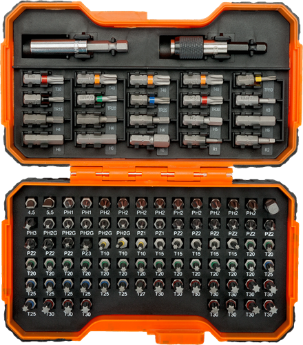 Jeu d'embouts Bahco 1 4 100 pièces