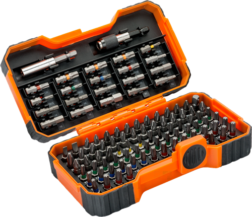 Jeu d'embouts Bahco 1 4 100 pièces