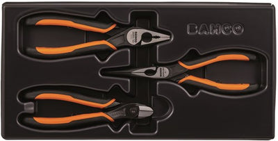 Jeu d'outils Bahco ergo™ | pinces universelles | pinces coupantes latérales | pince à bec effilé - 3 pièces - 9897g 3
