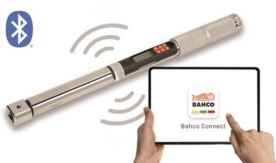 Clé dynamométrique et angulaire numérique Bahco | Bluetooth® | tête à cliquet fixe | avec mémoire | micro | 6,8-135 nm - tawmb9135m