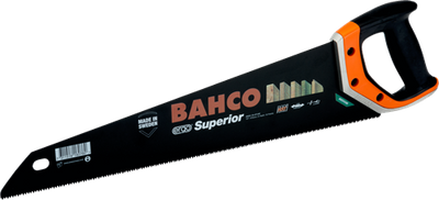 Scie à main Bahco 550 mm pour matériaux moyennement grossiers