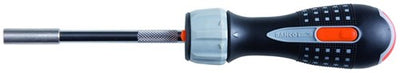 Tournevis à cliquet Bahco 1 4 avec porte-embout et éclairage LED 135 mm - 808050l