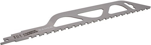 Lame de scie alternative Bahco | carbure | pour briques | leca et béton cellulaire | 2 tpi | 300mm - 3946-300-2-cb-1p