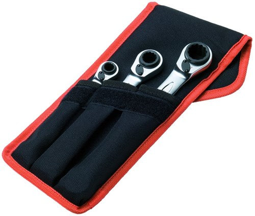 Jeu de clés à cliquet Bahco 8 19 mm 3 pièces