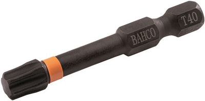 Embout de torsion Ty Bahco 1 4 | lourd-du | pour vis Torx® | coloré | t25 x 50 mm - emballage de vente au détail - 66im 50t25c-2p