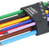 Bahco jeu de clés torx t8 - clés hexagonales t40, torx®, longues, phosphatées, colorées, métriques - 9 pièces - c1997torx 9p