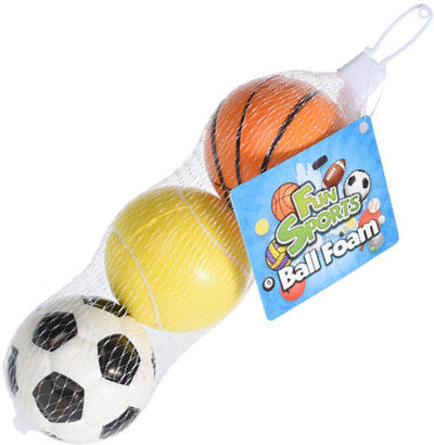 Cilgro Fun Sports Foam Ballen 3 pièces à Netje