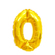 Ballon feuille numéro 0 or 45cm