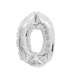 Ballon feuille numéro 0 argent 45cm