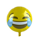 Ballon aluminium emoji qui pleure en riant ø46cm