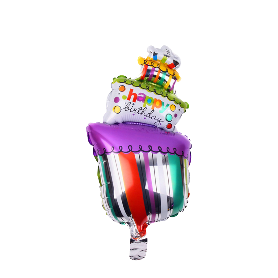 Ballon aluminium joyeux anniversaire 45cm
