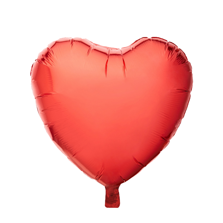 Ballon aluminium coeur rouge 45cm
