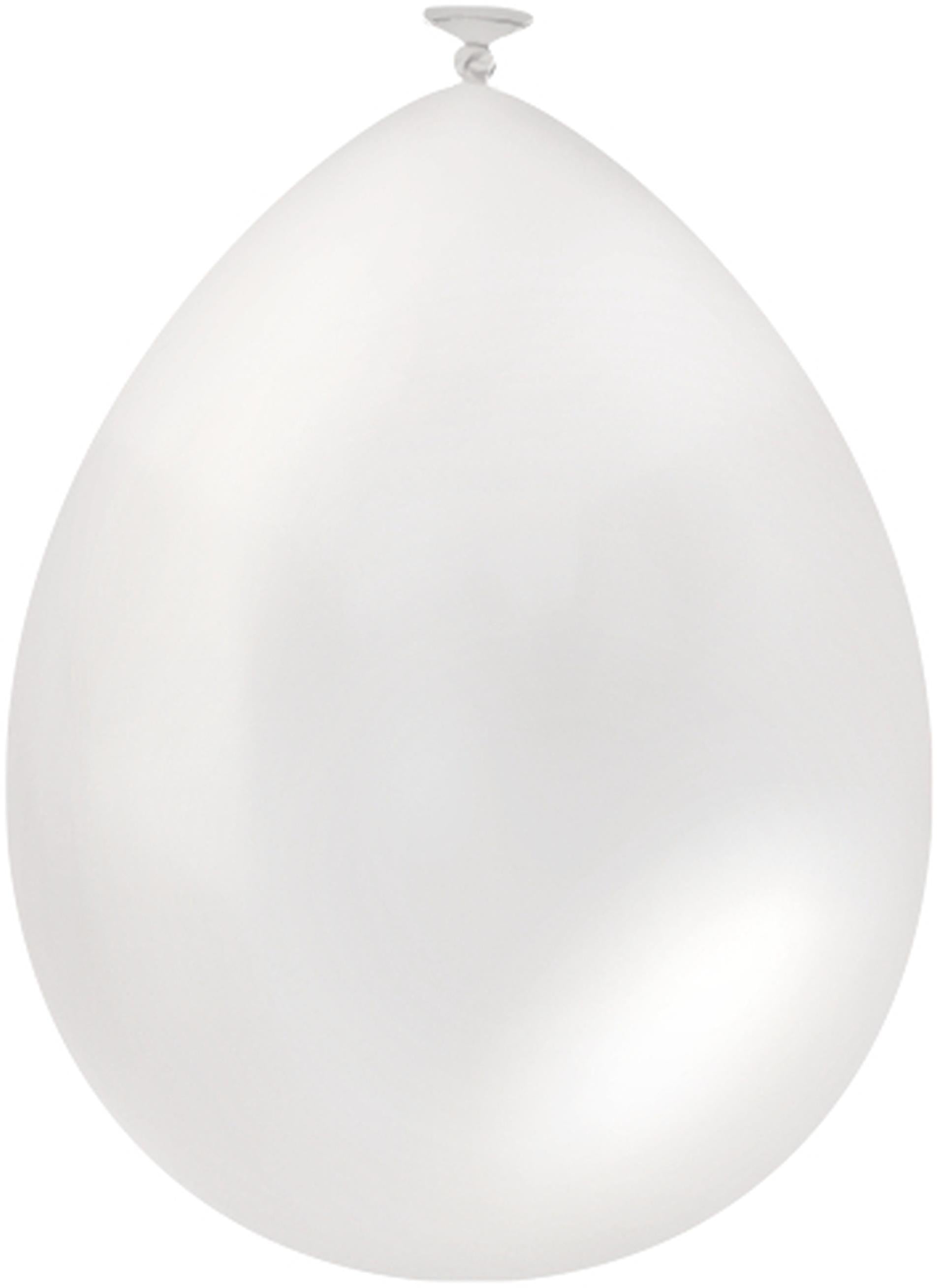 Paperdreams ballons métalliques 10pcs blanc
