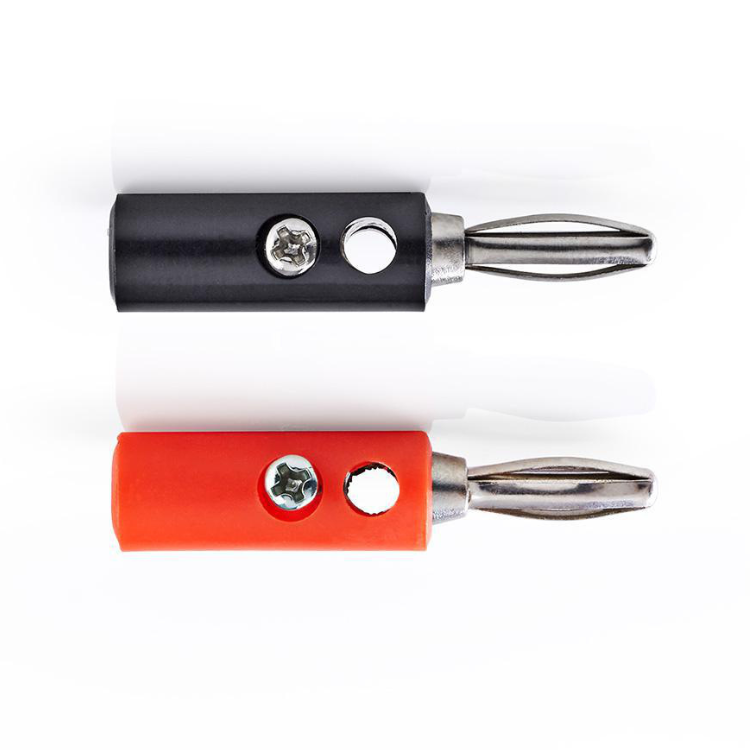 Nedis CAGB26900VA Banana Plug Set Banana Plug, mâle 4 pièces Black Red