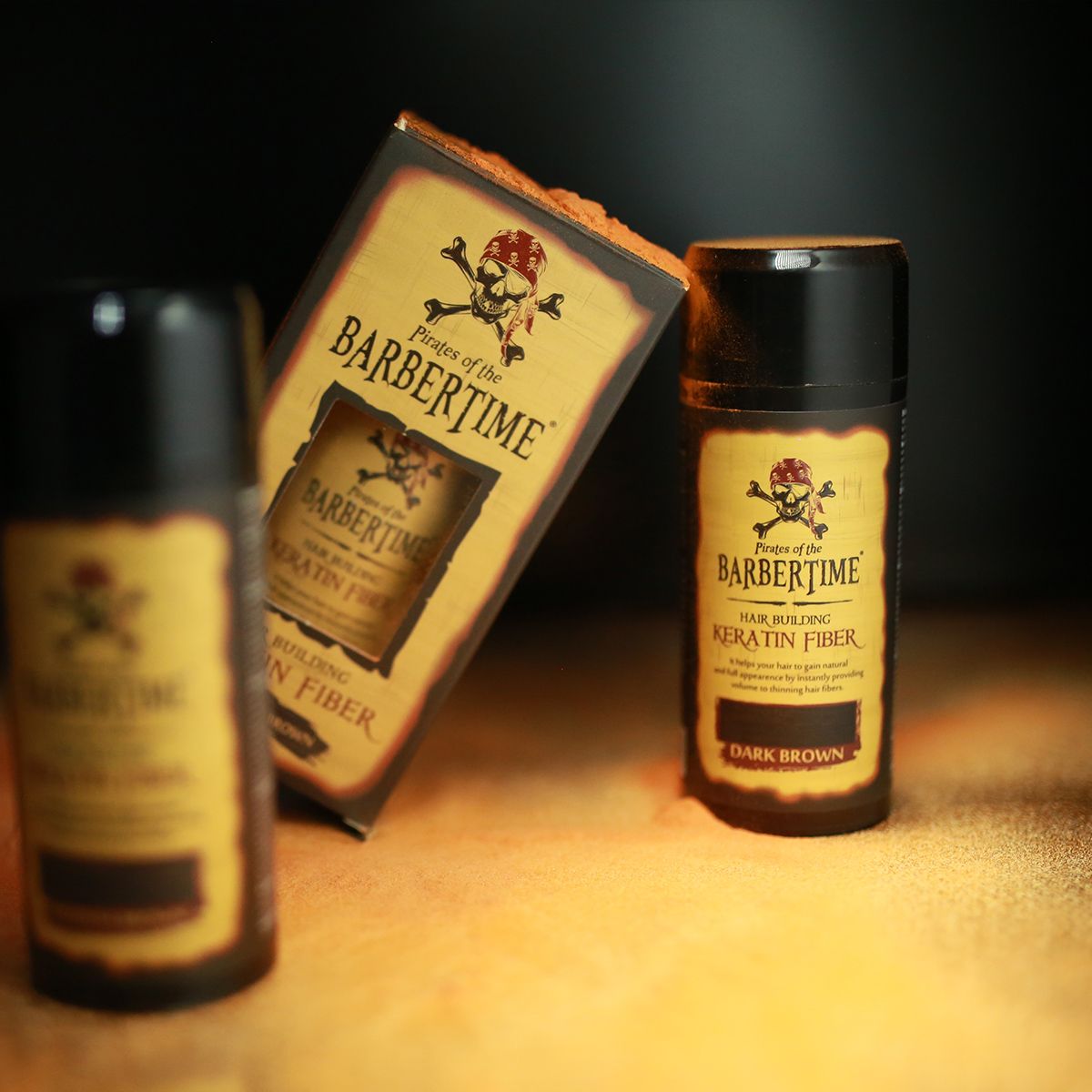 Barbertime Barbertime Hair Building Kératine Fibre Brown foncé 21gr.