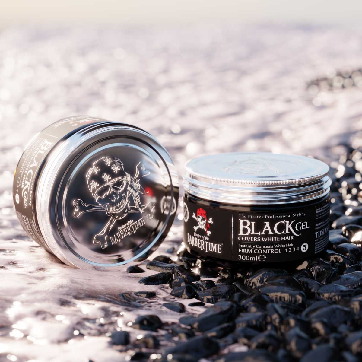 Barbertime Barbertime Black Gel 300ml