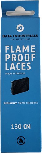 Lacets ignifuges Bata | noir | taille 130cm - 8712843710573