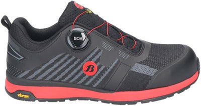 Bata chaussure de travail radiance vibe s3 boa | noir rouge | taille 41 - 8712843696976