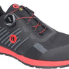 Bata chaussure de travail radiance vibe s3 boa | noir rouge | taille 41 - 8712843696976