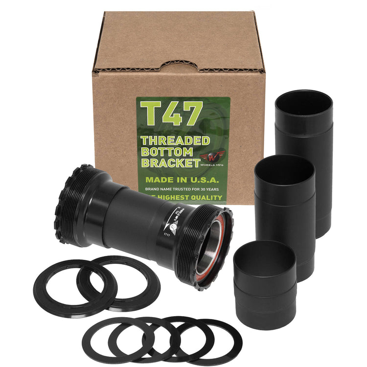 Roues de fabrication roues MFG Bras Bras T47 BB30 ACB Black