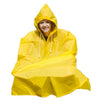 Pluie poncho grande gamme mature jaune et bleu