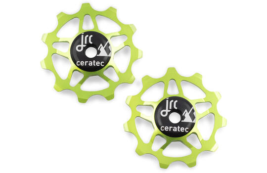 JRC - Céramic Derilleur Wielset Shimano 105 Ultegra Dura Ace 12 Speed ​​11t Green