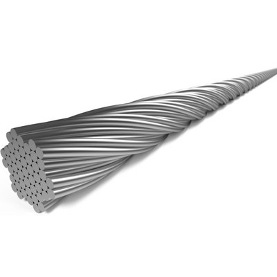 Elvedes déplacez le câble intérieur 2250 mm 7 x 7 Fil en acier inoxydable Ø1,1 mm avec N mamelon Ø4,5 × 4,5 (boîte de 50 pièces)