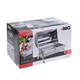BBQ cylindre de barbecue en acier inoxydable 41x29x17cm