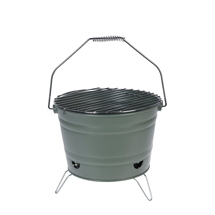 Seau pour barbecue BBQ vert ø27cm
