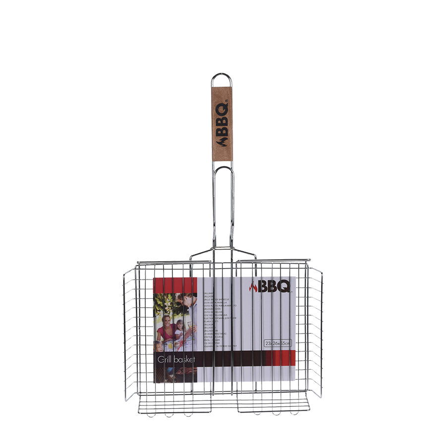 BBQ panier à grillades en métal 26x32cm