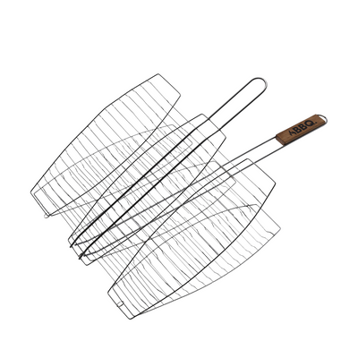 BBQ barbecue grill poisson métal 36x36cm