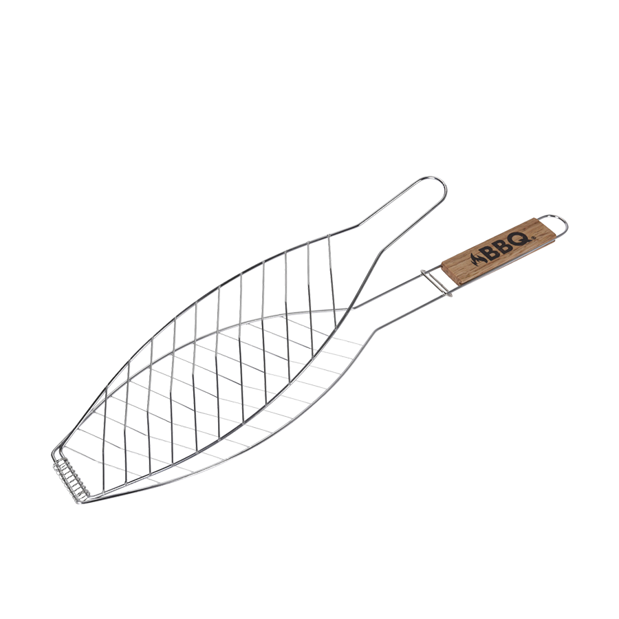 BBQ barbecue grill poisson métal 58x14cm