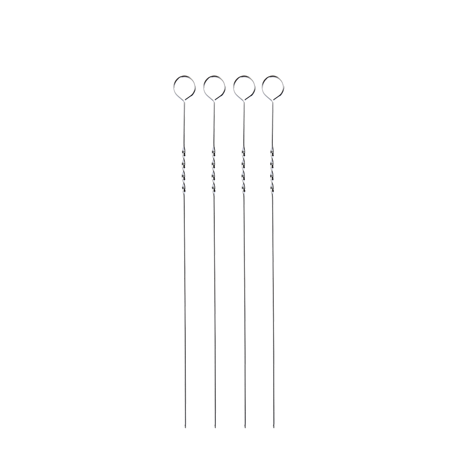 Brochettes de viande barbecue BBQ 38cm 4 pièces