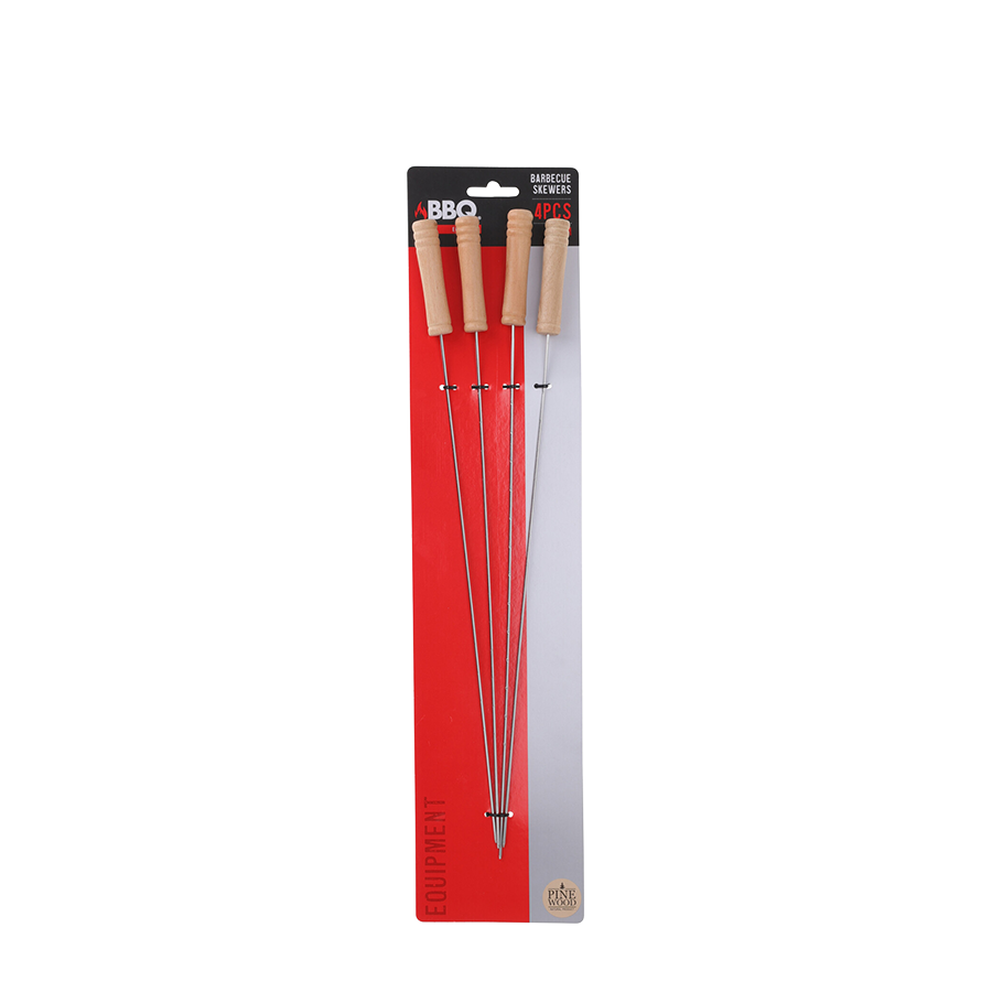Brochettes de viande barbecue BBQ 40cm 4 pièces