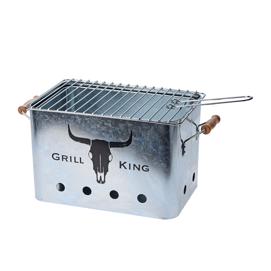 Barbecue barbecue argent 32x20x20cm