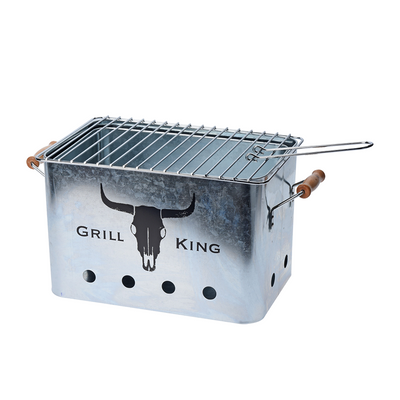 Barbecue barbecue argent 32x20x20cm