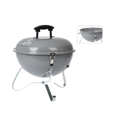 Pic table barbecue barbecue rond gris ø34cm