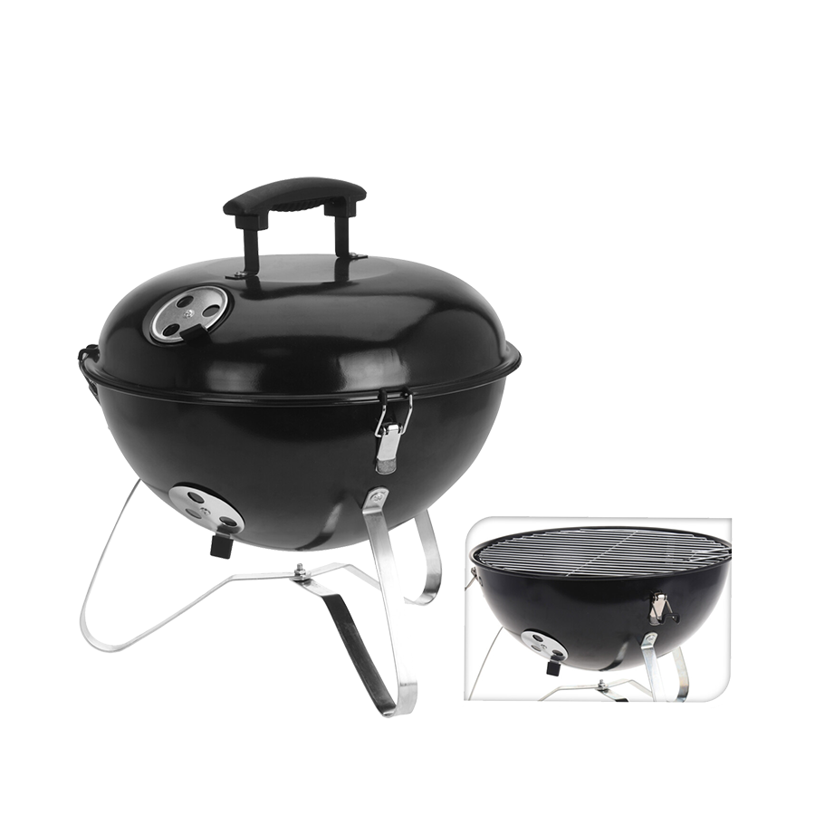 Pic table barbecue barbecue ronde noir ø34cm