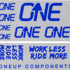 Kit d'autocollants pour composants Oneup